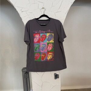 The Rolling Stones Gray Short Sleeve Tee